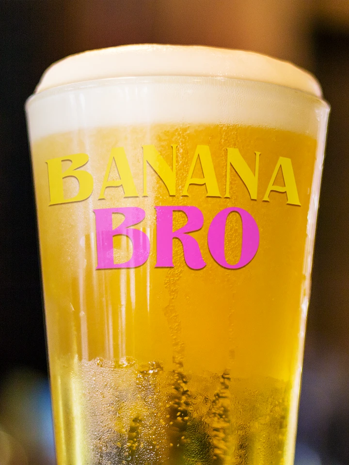 Banana Bro pint glass product image (1)