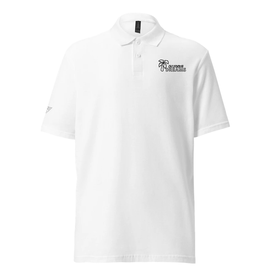 California Dreams Palm Tree Men Polo T-Shirt - White product image (4)
