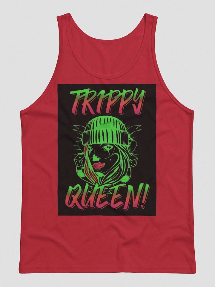Trippy Queen Tank- Neon (Front Only) product image (1)