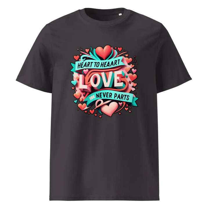Heart to Heart, love never parts T-shirt product image (2)
