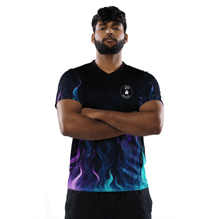 Up in Flames Soccer Jersey product image (3)