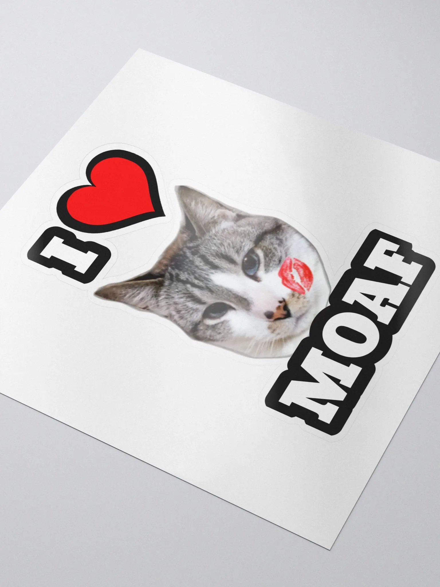 I ❤️ Moaf Sticker product image (3)
