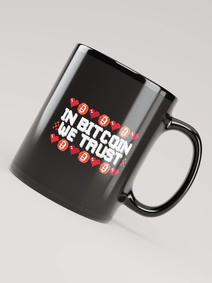 Pixelated Bitcoin Love Mug product image (2)
