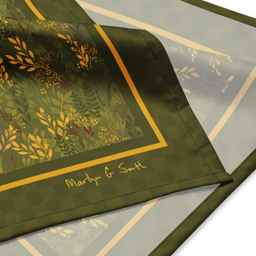 “Moving Meadows” Bandana in Green product image (2)