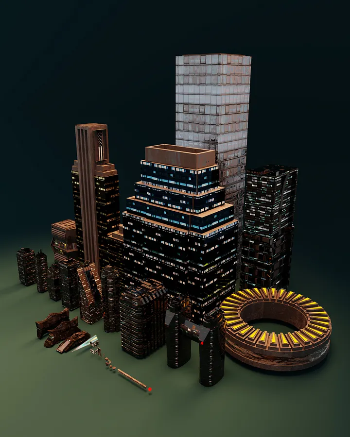 SKYSCRAPERS & CITY BUILDINGS product image (1)