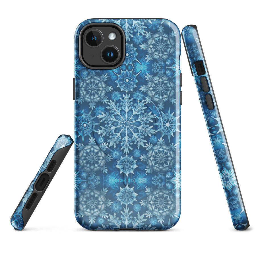 Blue Frosty Snow Flakes Case for iPhone® product image (2)