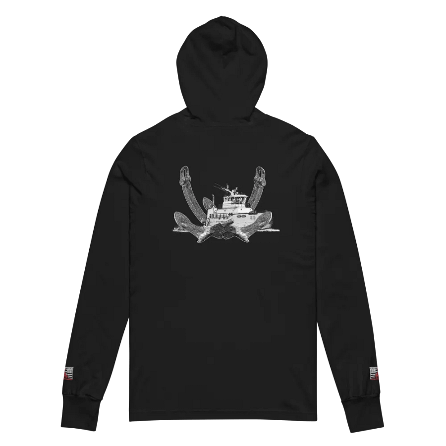 FOSS Tugboat Sketch Hooded Tee product image (5)
