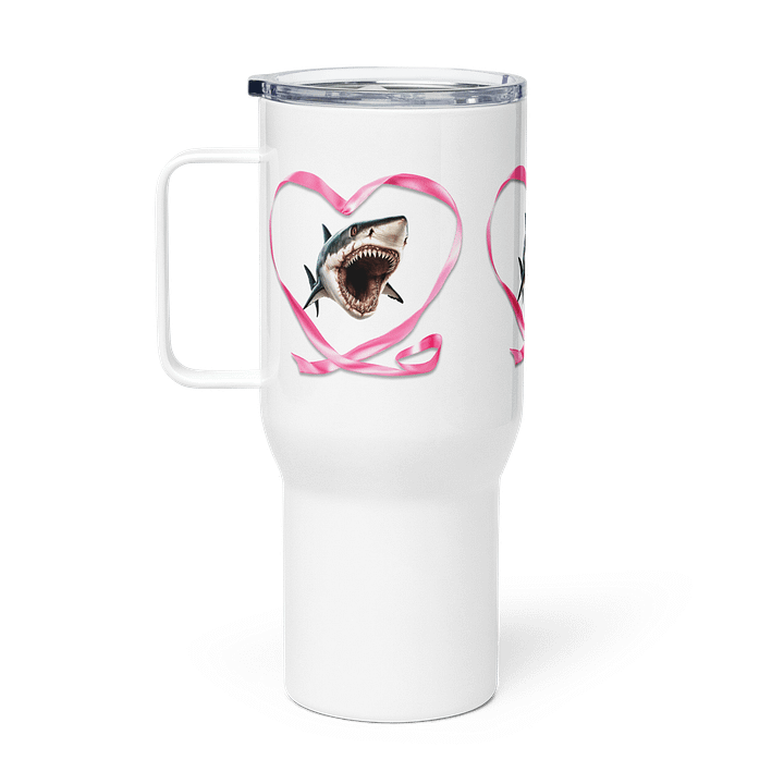 Heartfelt Shark Travel Mug product image (1)