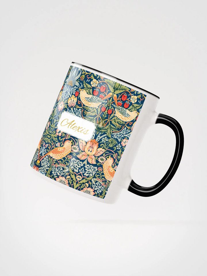 Personalized Strawberry Thief Coloured Mug product image (2)