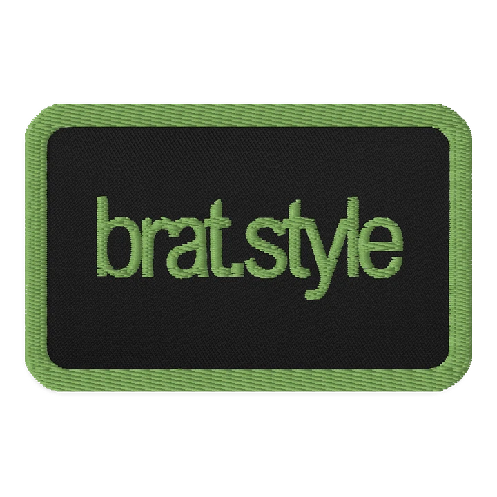 the bratstyle embroidered patch - recangle product image (1)