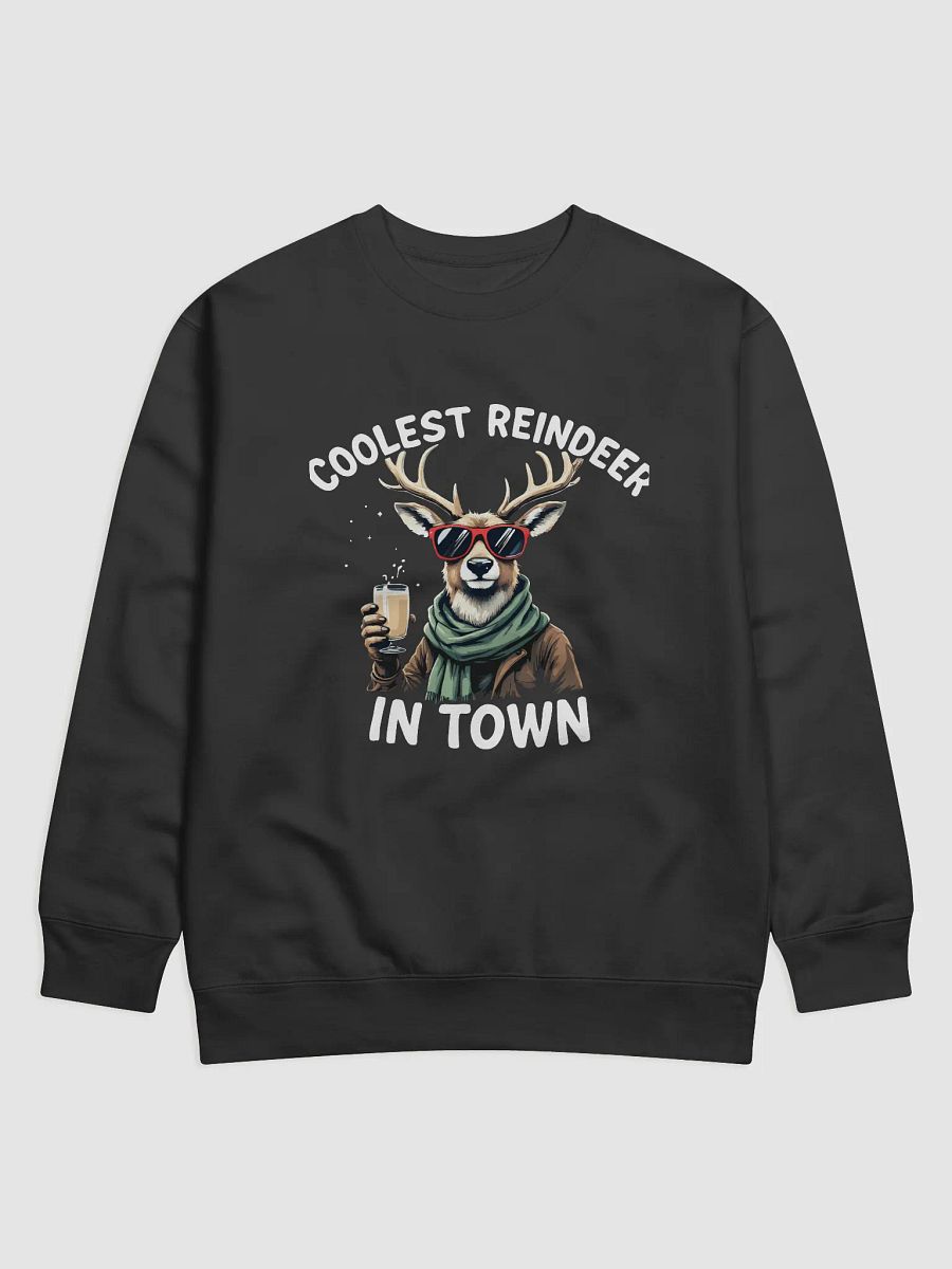 Coolest Reindeer In Town Premium Cotton Sweatshirt product image (1)
