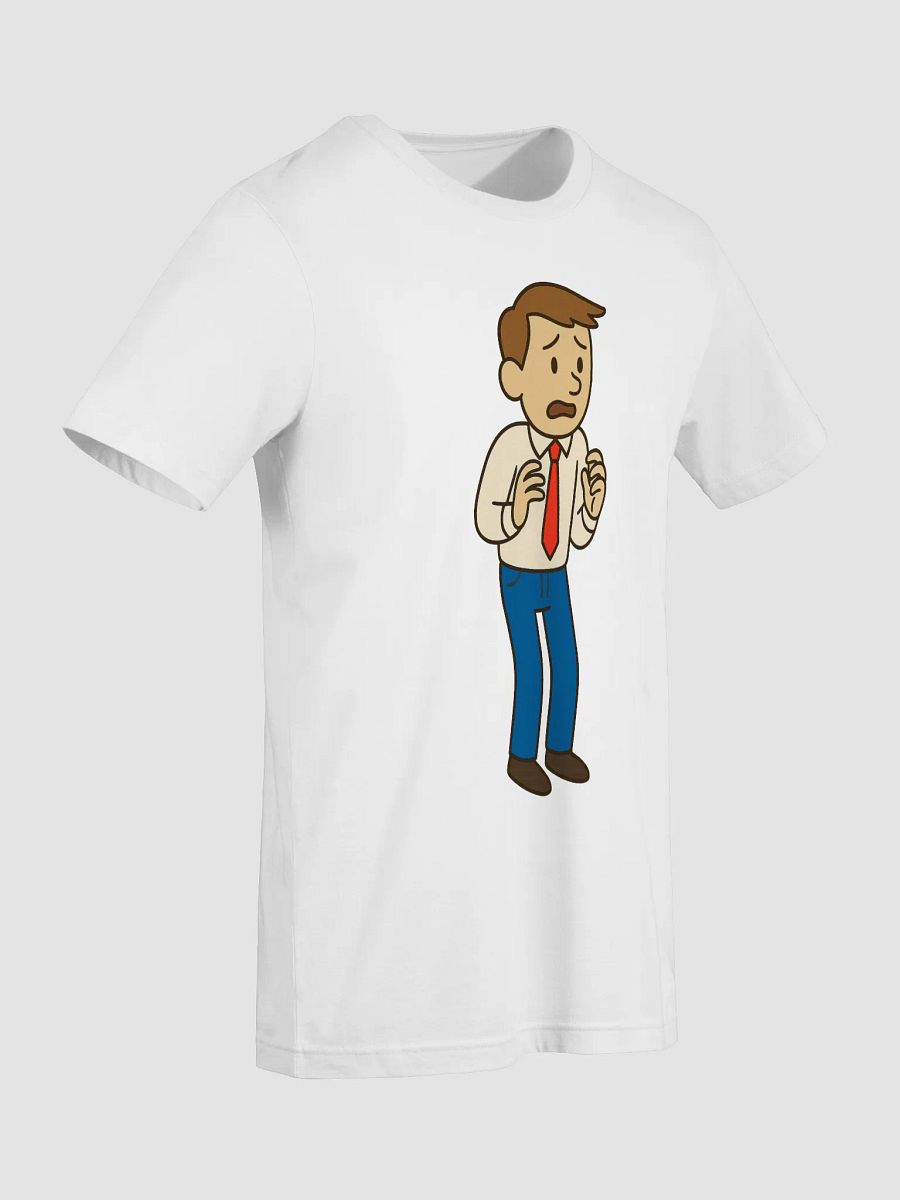 Business Casual Anxiety: "Ted the Terrified Teacher" Unisex T-Shirt product image (7)