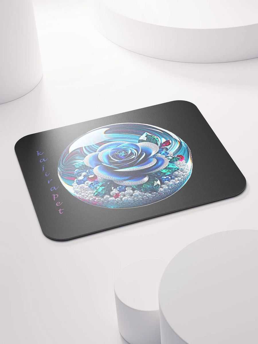 Blue Rose Marble Mousepad product image (4)