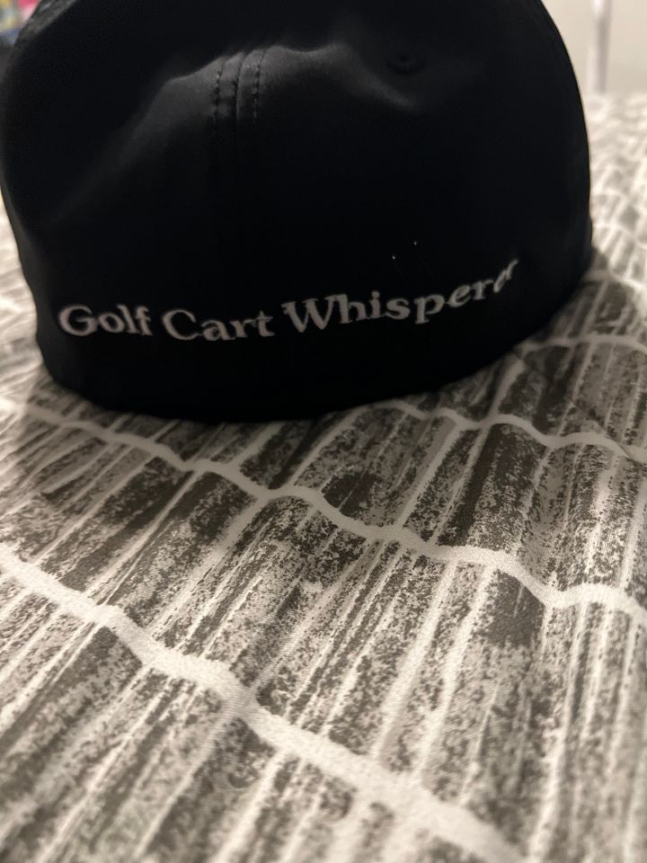 Custom golf cart whisperer embroidered hat product image (2)