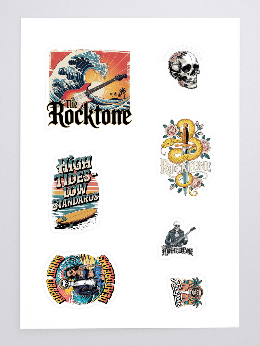 Rock n' Roll Sticker Bomb - Kiss Cut Sticker Sheet product image (3)