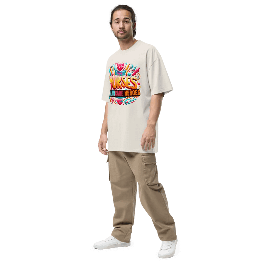 Healthcare Heroes Tribute Oversized T-Shirt product image (5)