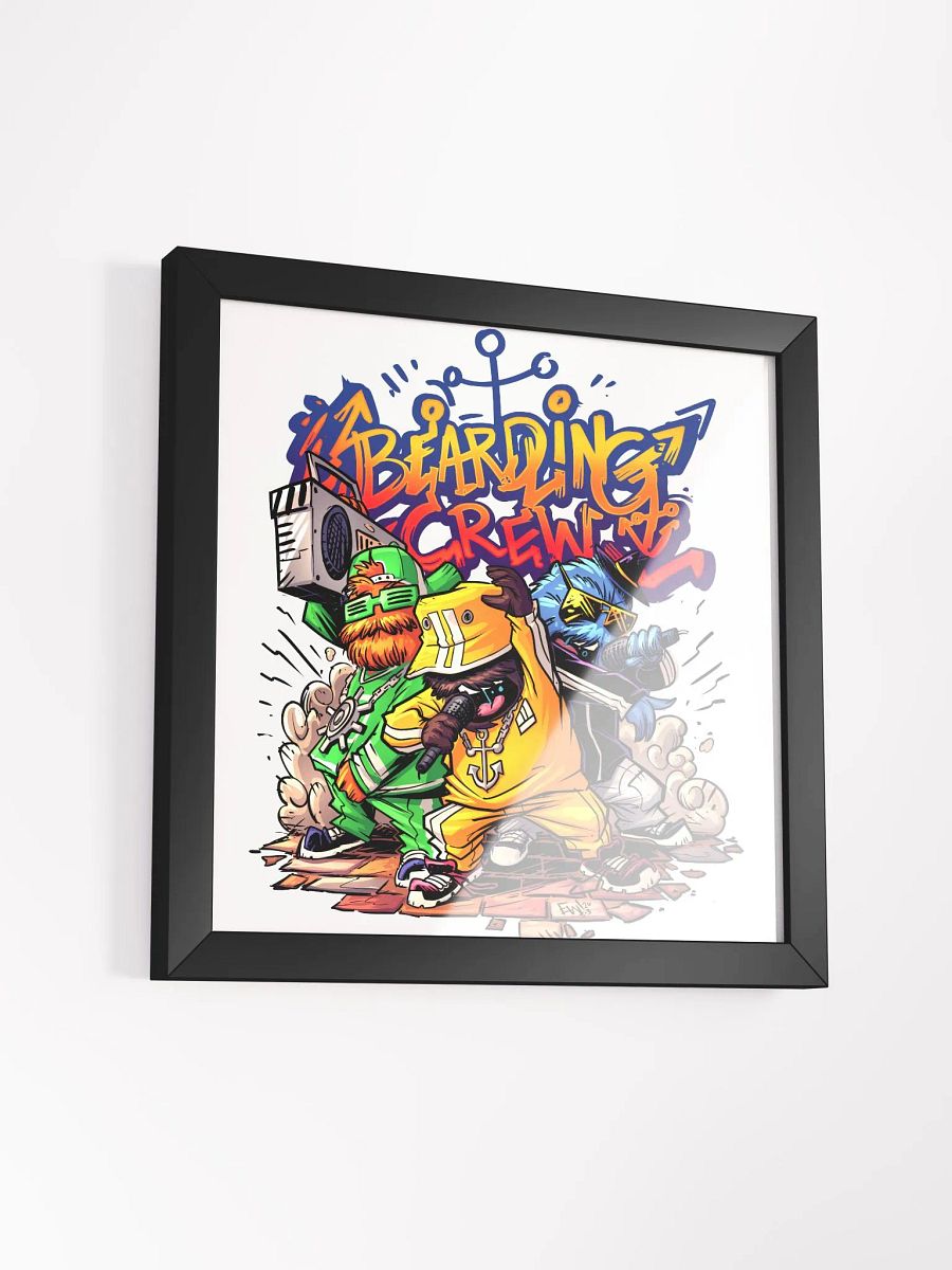 Beardling Crew - Framed High-Quality Matte Poster product image (3)