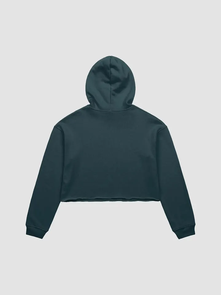 Crop top fleece hoodies Women Large logo product image (8)