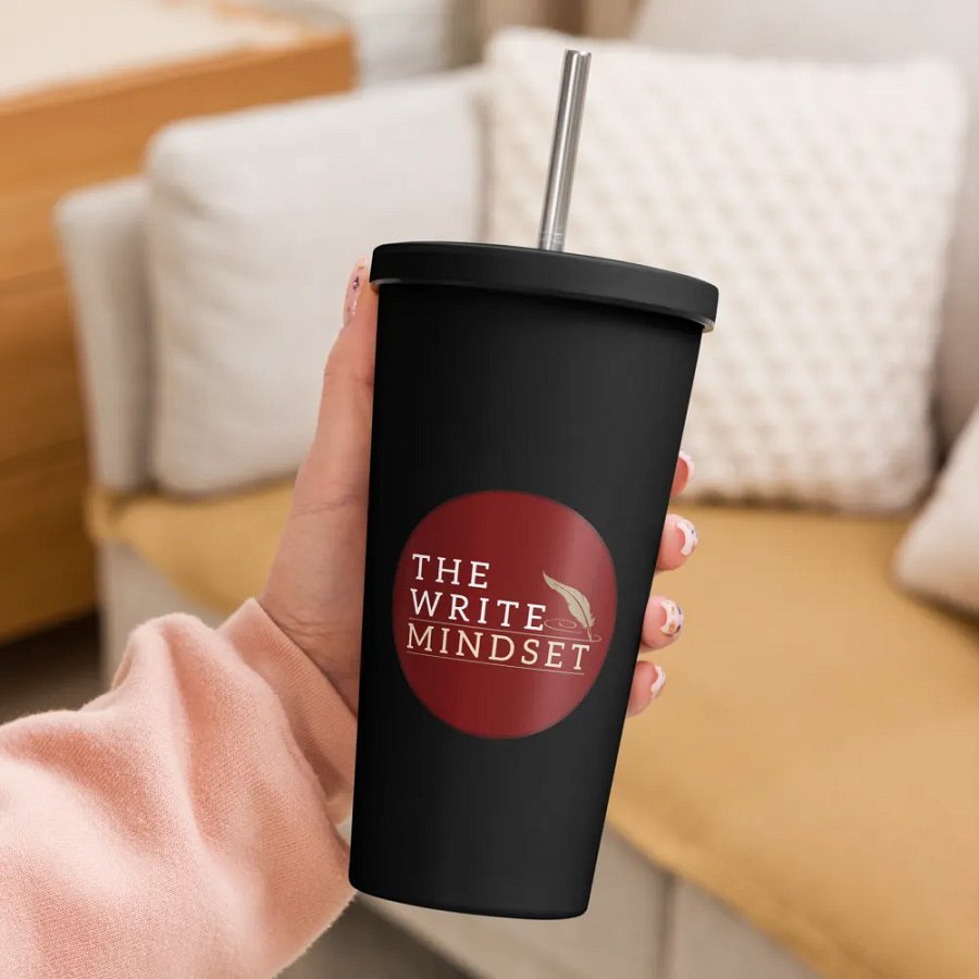The Write Mindset Logo—Insulated Tumbler product image (9)