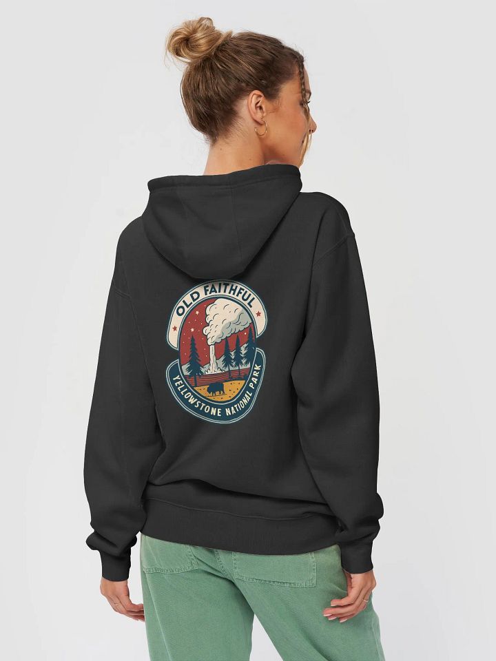 Vintage Yellowstone National Park Emblem Hoodie product image (16)