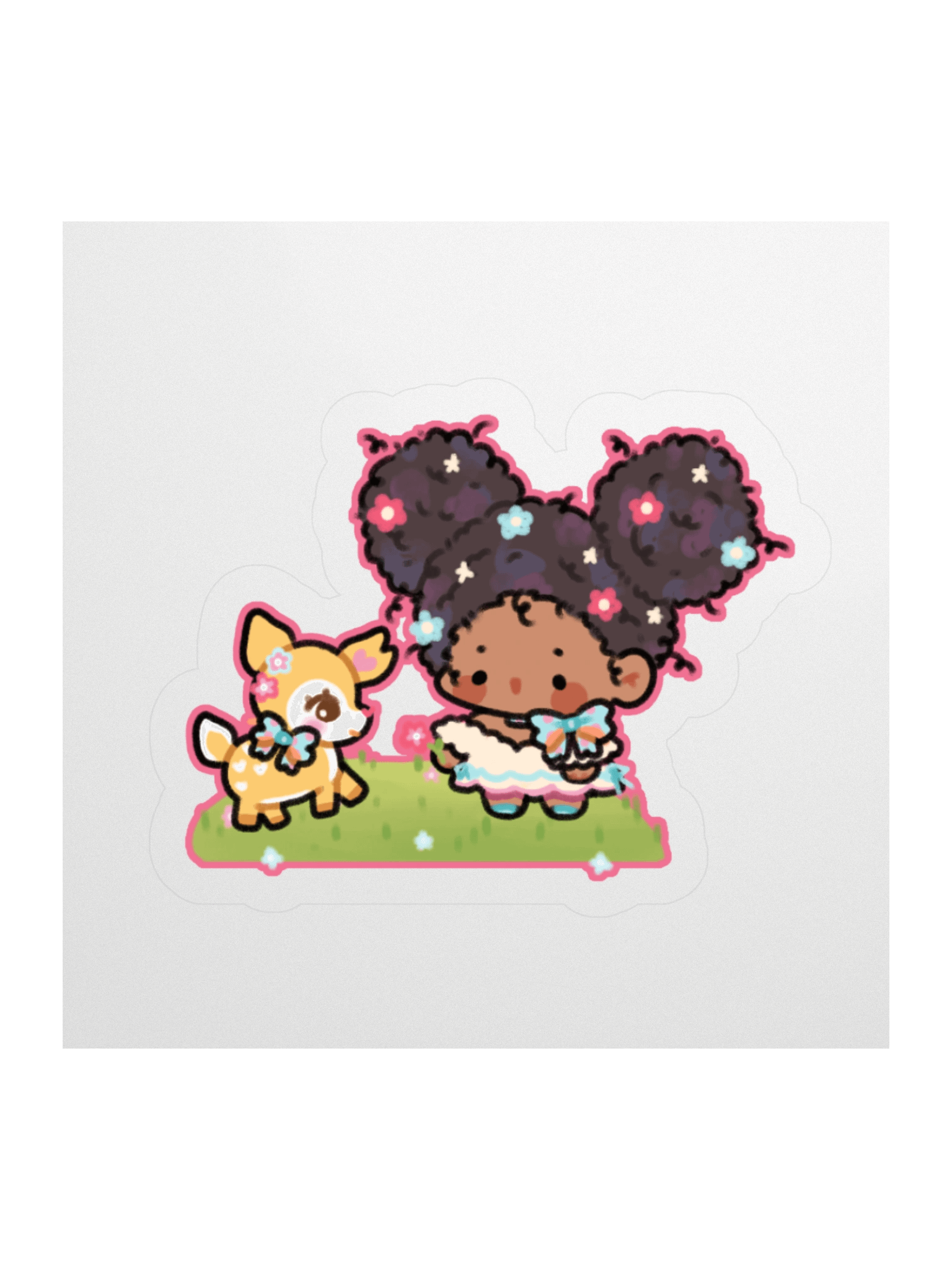 ♡ silly minty pink sticker product image (1)