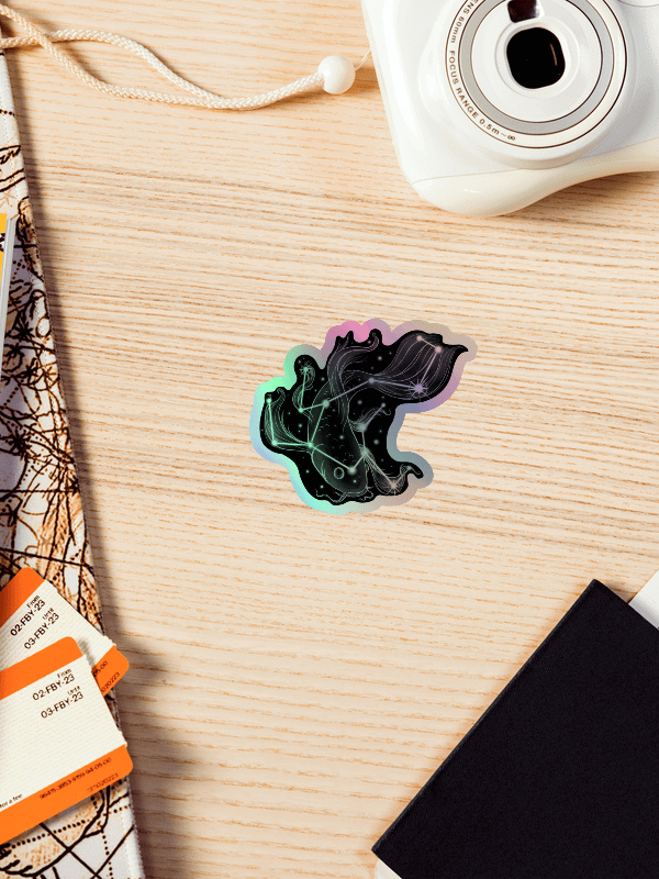 Galaxy Koi - Holographic Sticker product image (3)