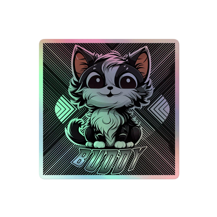 Buddy Kiss-Cut Holographic Sticker Sheet product image (2)