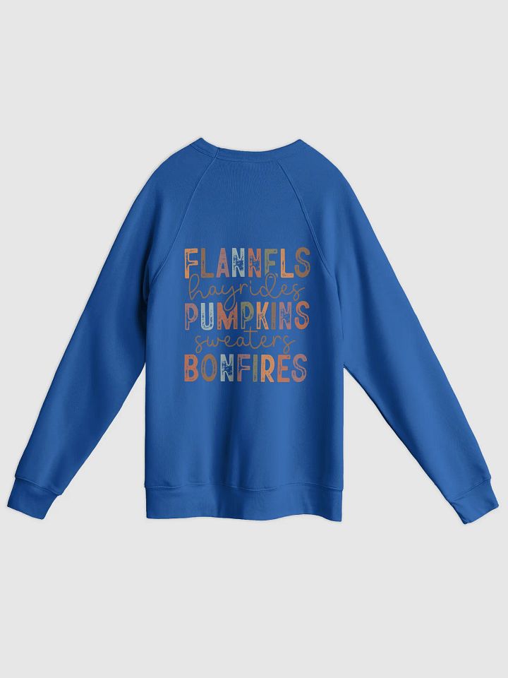 Autumn Vibes Unisex Raglan Sweatshirt product image (2)
