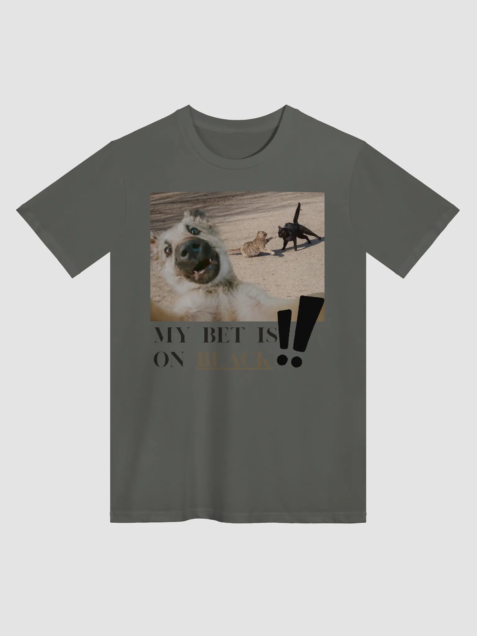 my bet is on black t-shirt graphics product image (3)