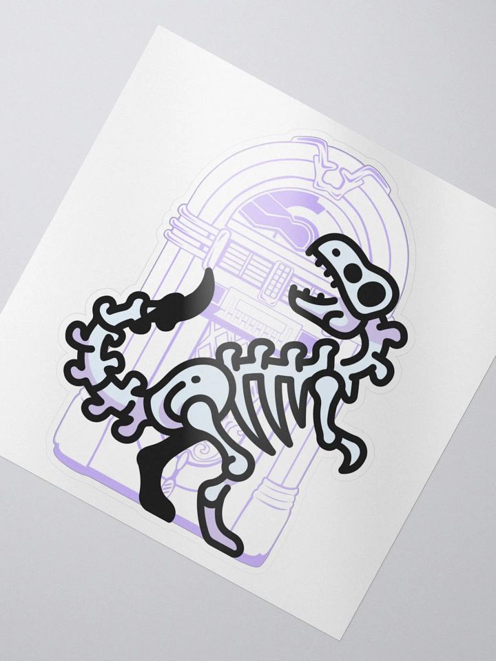 Jukebox Dinosaur Sticker product image (2)