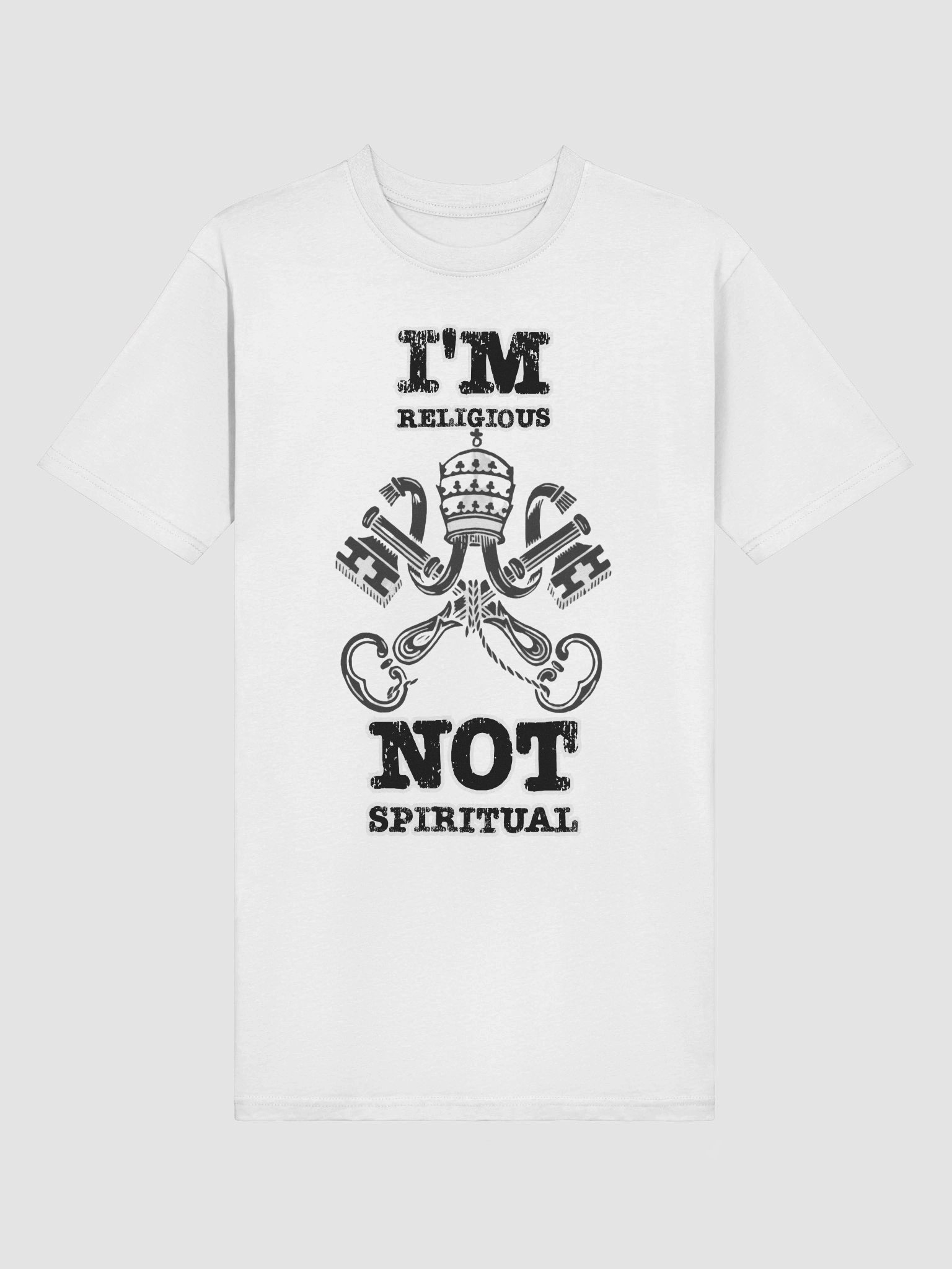 Religious, Not Spiritual Tee - White product image (3)