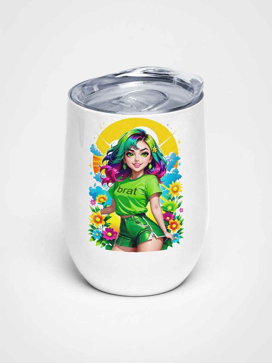 Brat - Wine Tumbler Cup - 12 oz - High-Grade Stainless Steel - v3 product image (1)