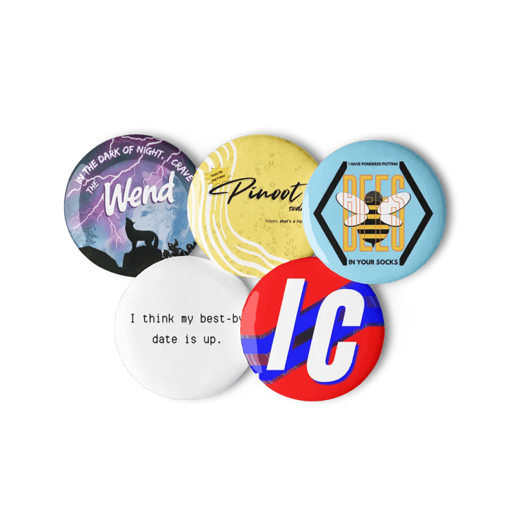 Assorted Button Pin Set product image (2)