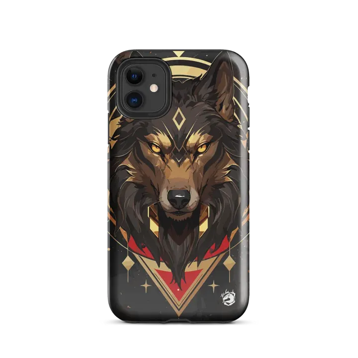 Occult Golden Wolf iPhone Tough Case product image (24)