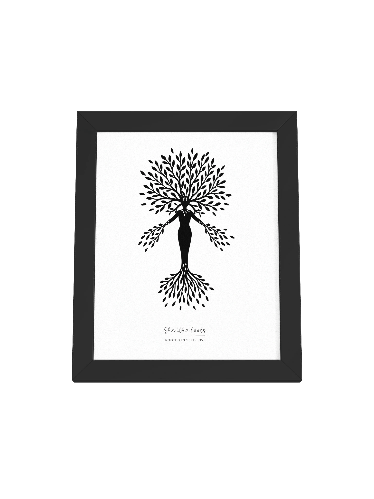 She Who Roots (Divine Feminine Series, Print 1) – Rooted in Self-Love | Tree of Life Art Print product image (4)