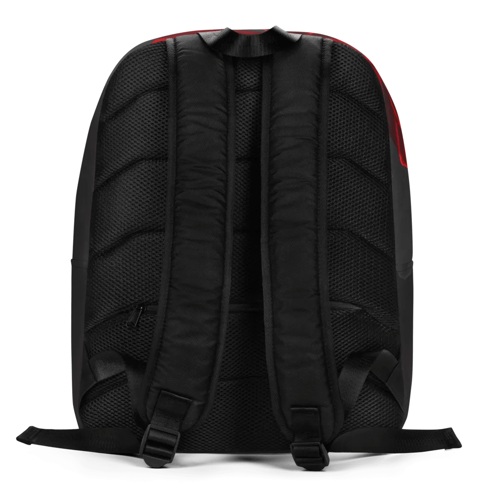 Wait For Me Red Carnation Minimalist Backpack product image (8)