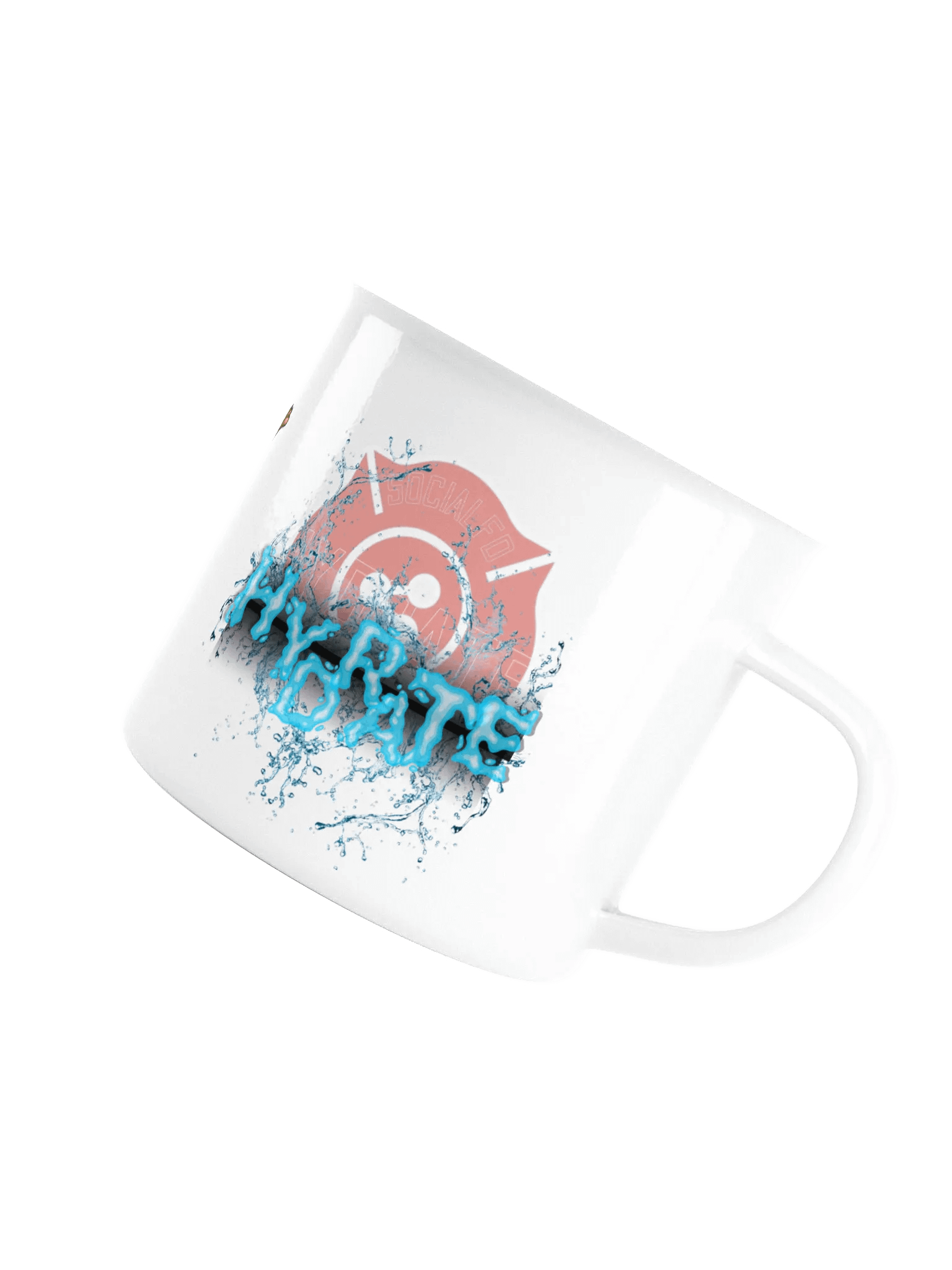 Ugly QR Code Hydrate Enamel Mug product image (2)