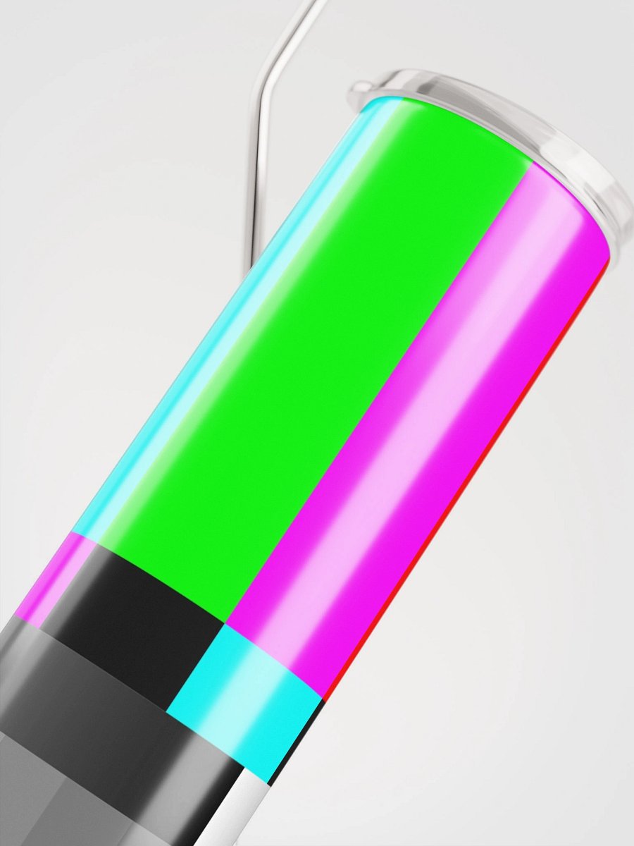 Color Test Pattern / TV Bars Stainless Steel Tumbler product image (4)