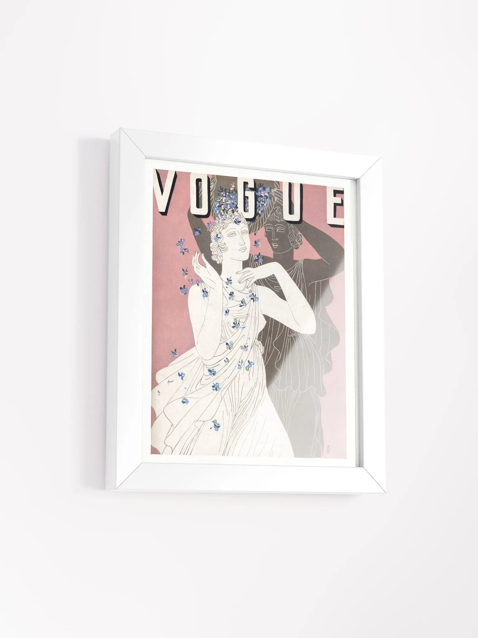 Vintage Vogue Cover February, 1922 by Eduardo Garcia Benito product image (4)