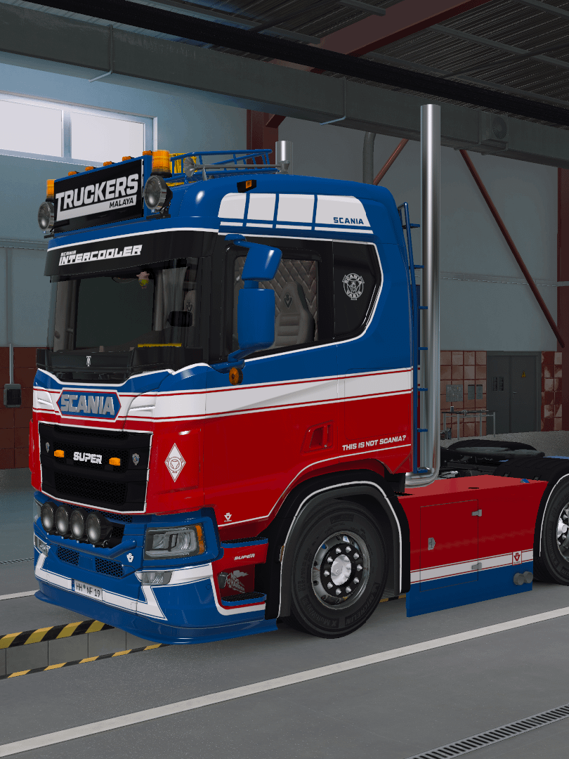 ETS2 TM Changeable Multicolor Skin - Scania R & S 2016 (Next Gen) TANDEM/RIGID - Company Pack Skin | Truckers Malaya Custom Skin Pack 1 product image (4)