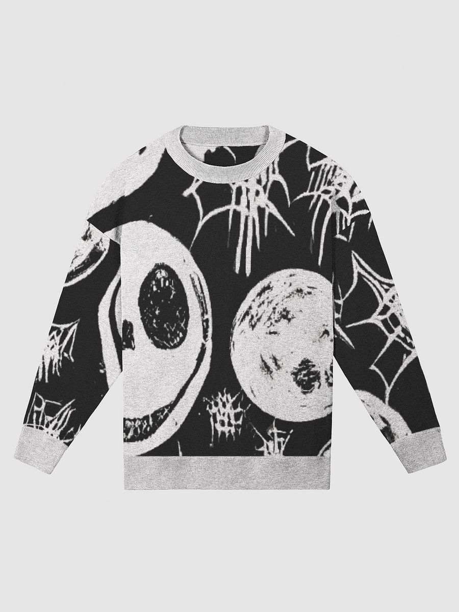 Skull & Spider Knit Crewneck Sweater product image (3)