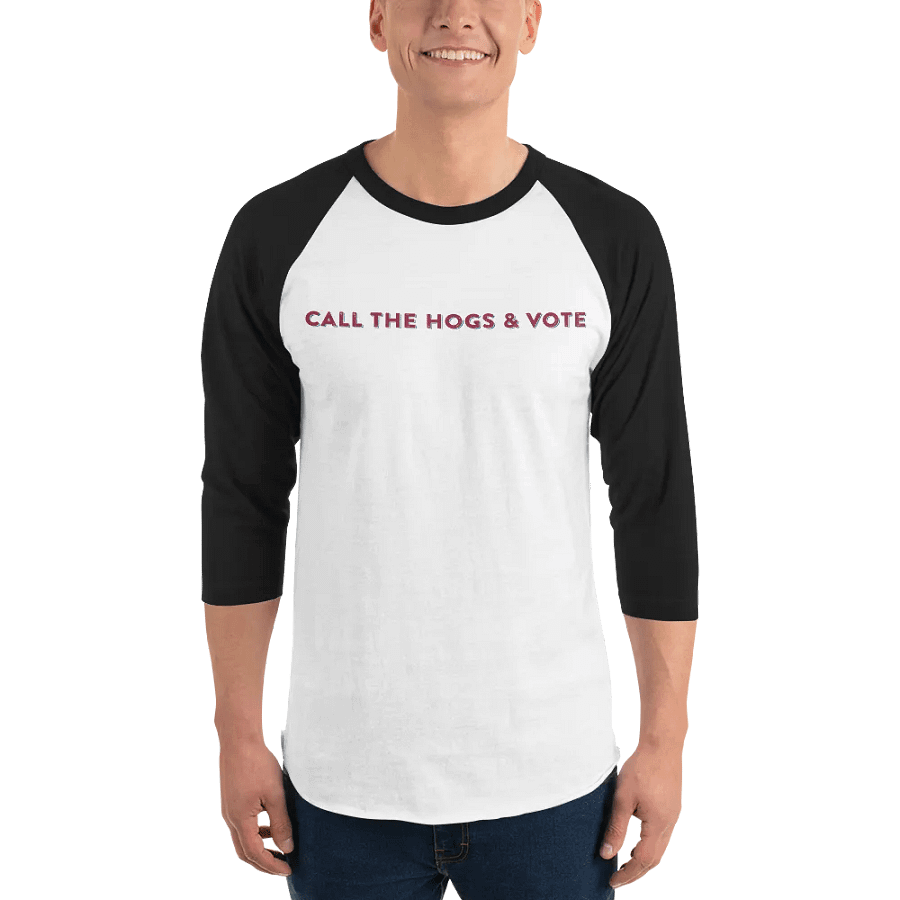 Call The Hogs and Vote Baseball T-Shirt product image (7)