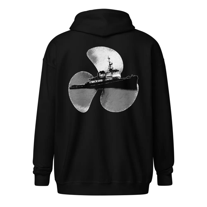 Three blade prop & Jack tug Zip Hoodie product image (1)