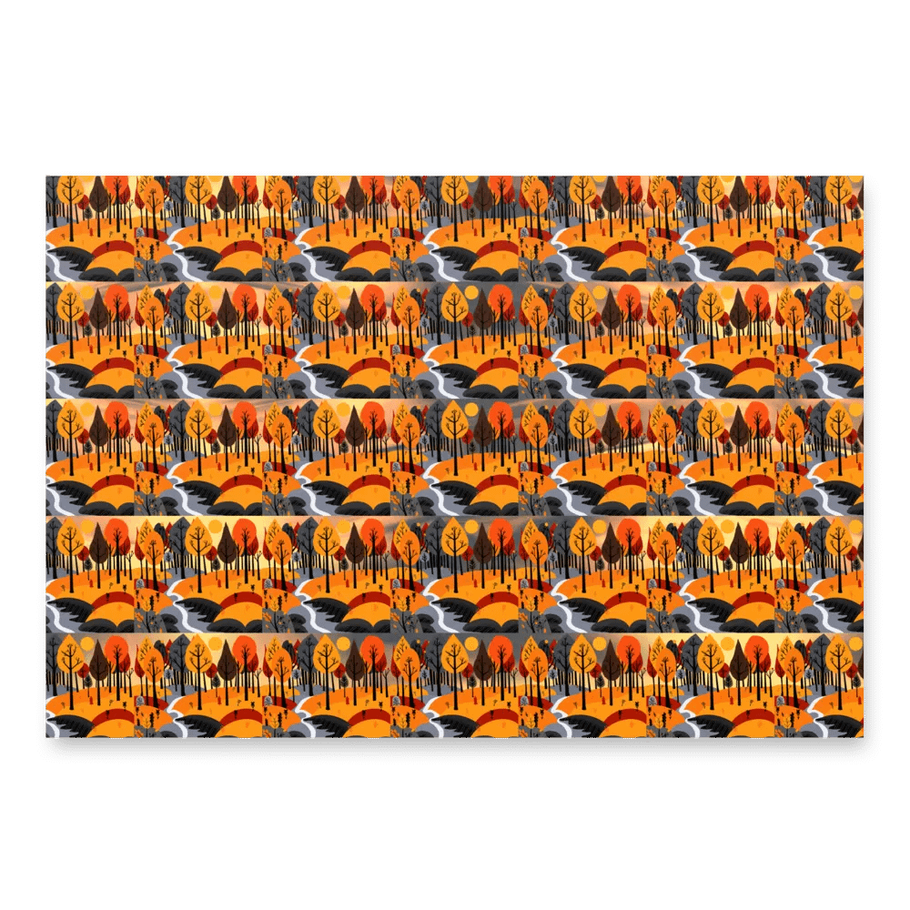 Autumn and Leaf Gift Wrap product image (1)