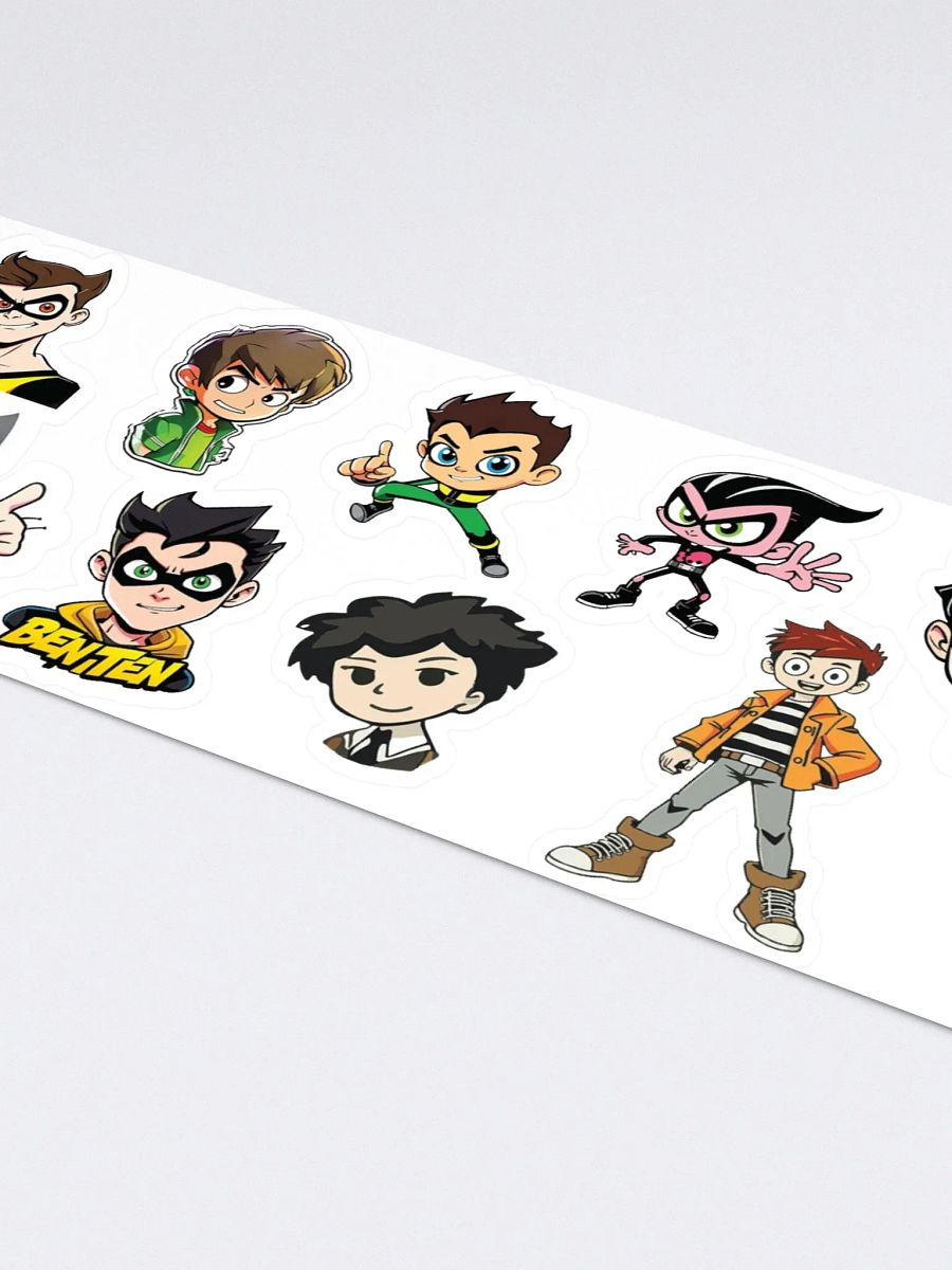 Diverse Cartoon Crew Kiss Cut Stickers product image (4)