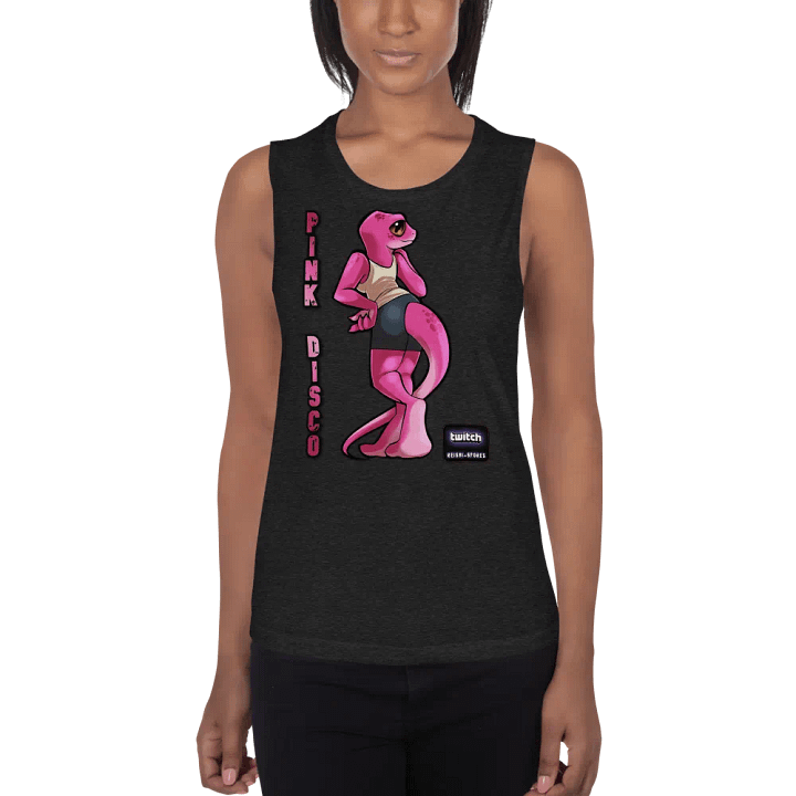 TWITCH - Pink Disco Muscle Shirt, Ladies product image (1)