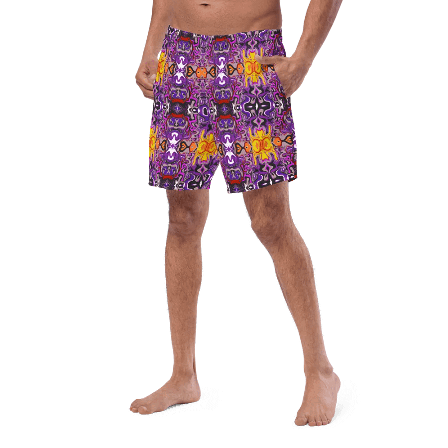 African Inspired Symmetry Design Swim Trunks product image (9)