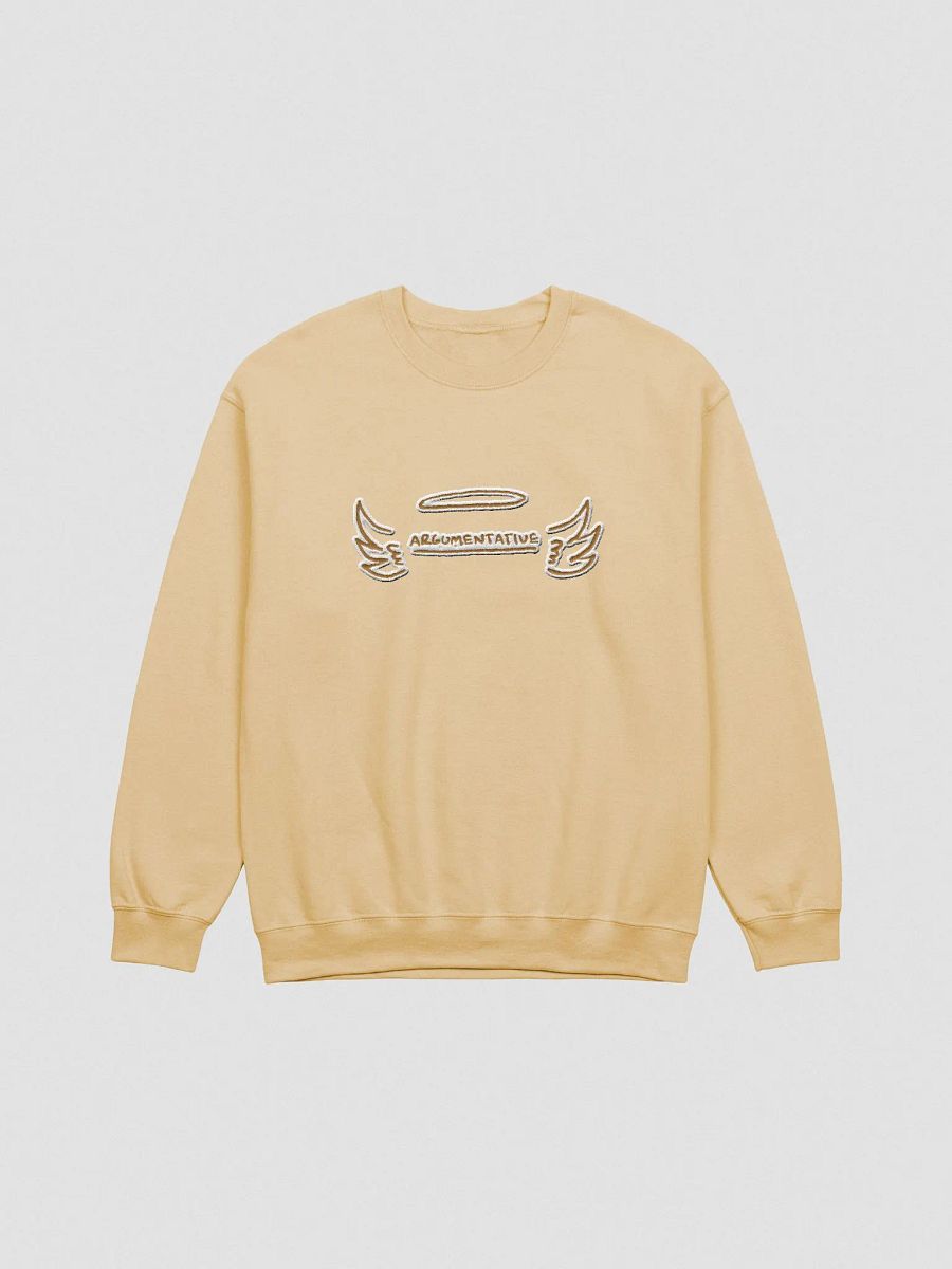 ANGELIC (lg. brass bubble design) embroidered crewneck product image (19)