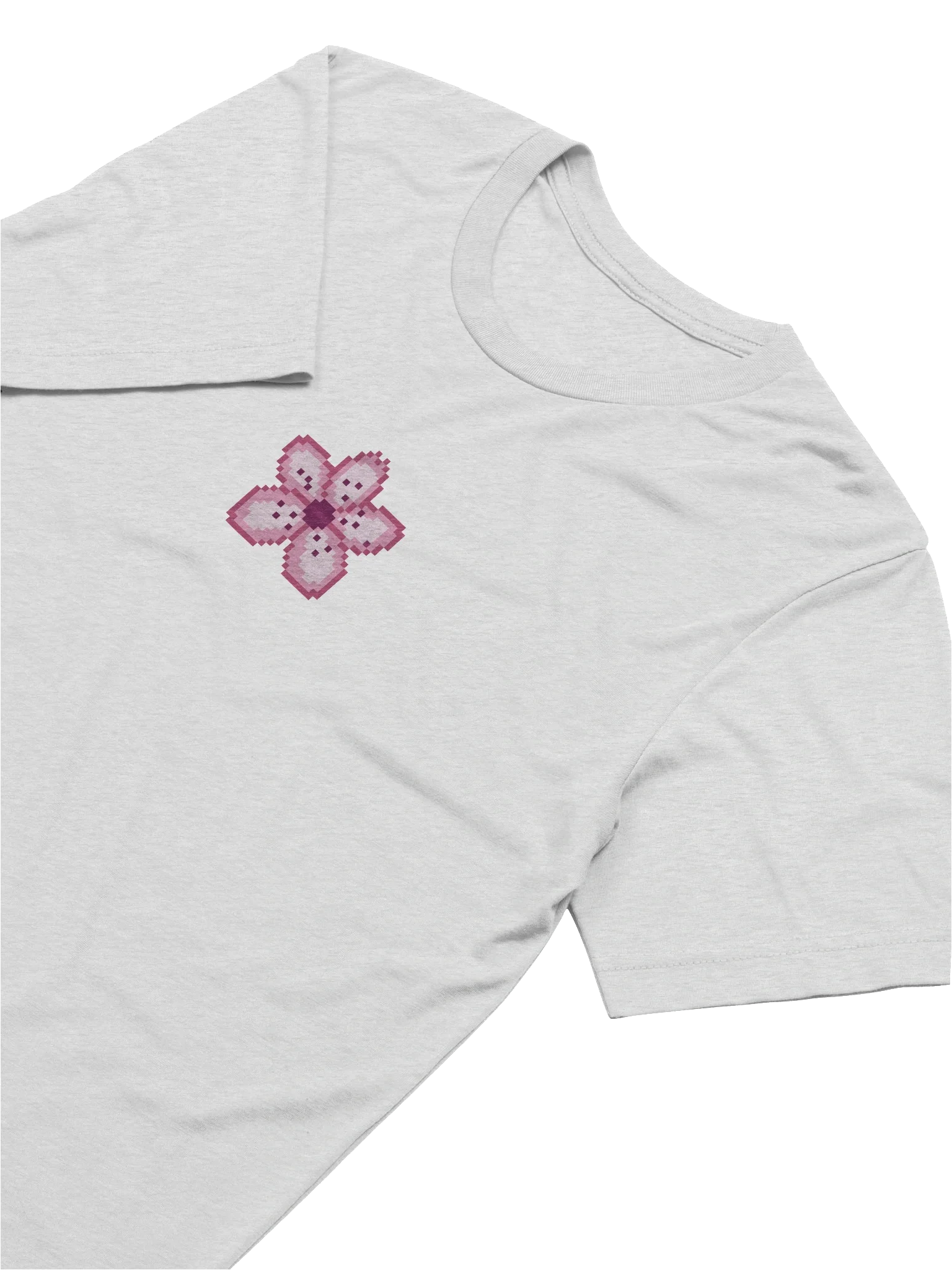 Pixel Blossom Triblend T-Shirt product image (8)