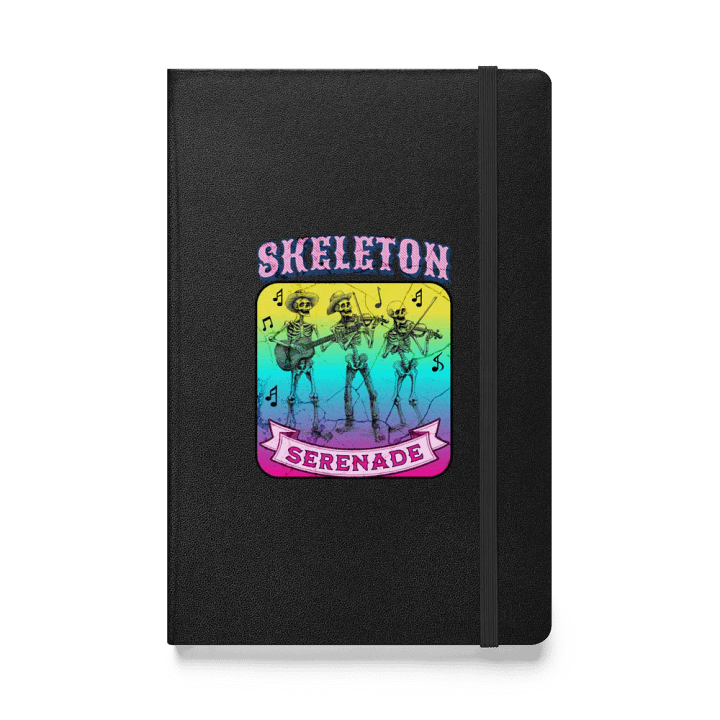 Skeleton Serenade Hardcover Notebook product image (1)